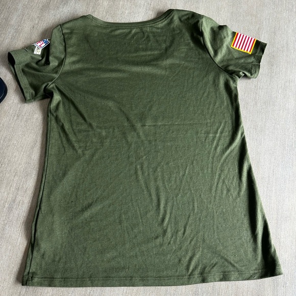 Nike Women's NFL team apparel olive Patriots Tee - Picture 4 of 6